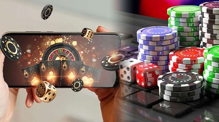 Dealer kasino langsung reno6 membagikan kartu di meja baccarat dengan suasana elegan dan profesional